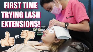 WORTH IT BA TRYING OUT EYELASH EXTENSIONS  Aulie Secerio [upl. by Hashum895]