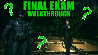 Riddler Room Final Exam  Batman Arkham Knight  Full Walkthrough and Tips Batman Catwoman Riddler [upl. by Sabsay850]