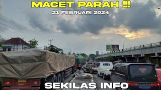 Pantura Kudus  Demak Ke Semarang Sore Ini Macet [upl. by Oiragelo]