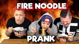 Korean Fire Noodle Prank  Harakiri korv  Svenskt prank [upl. by Lilac]