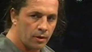 WCW Bret Hart  Statement After Owens Death 1999 [upl. by Aienahs863]