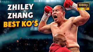 Deontay Wilder in TROUBLE Zhilei Zhang BEST KNOCKOUTS  BOXING KO FIGHT HD [upl. by Valentino]