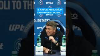 IL NAPOLI ARRIVERÀ IN CHAMPIONS LEAGUE MAZZARRI NON HA DUBBI‼️🩵 shorts [upl. by Creighton]