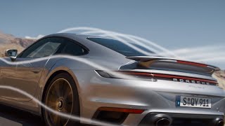 The new 911 Turbo S  Porsche Active Aerodynamics [upl. by Nylyak]