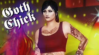 GTA 5 Online  Badass Goth Character Creation  Xbox One amp PS4 [upl. by Darda458]