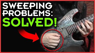 This Trick Makes Sweep Picking MUCH Easier  Guitar Lesson [upl. by Lull]