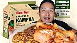 💢IJAT CUBA MEE KAMPUA SARAWAK VIRAL DENGAN AYAM SEEKOR😱MUKBANG [upl. by Sedda]