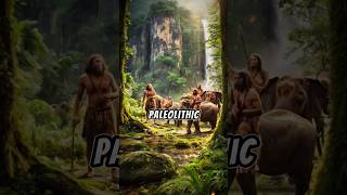 The Paleothic Age Humanitys First Chapter 🚶‍♂️🌏 shorts historical shortsvideo trendingshorts [upl. by Anileh]