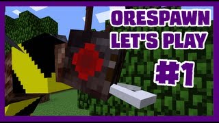 Minecraft ORESPAWN MOD MLG PLAYTHROUGH Ep1GIANT ASS BEE [upl. by Kyla10]