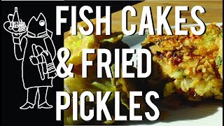 Fish And Cook Rockfish Recipe 😍 Homemade Fish Cake amp Fried Pickles [upl. by Eintrok]