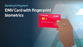 EMV card with fingerprint biometrics  Thales [upl. by Thomey]