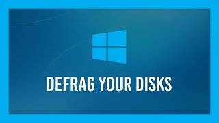 How to Defrag drives in Windows 10 [upl. by Eibrab]