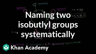 Naming two isobutyl groups systematically  Organic chemistry  Khan Academy [upl. by Signe]