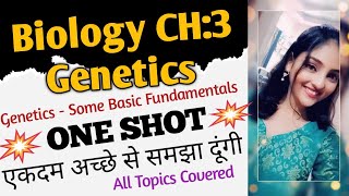 icse class10 biology chapter 3 genetics some basic fundamentalsicse bio chapter 3 genetics one shot [upl. by Marion]