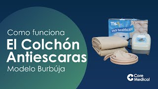 ¿Qué es y cómo funciona un colchón antiescaras [upl. by Franek]