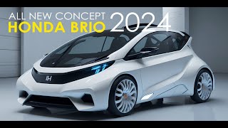 Honda Brio All New 2024 Concept Car AI Design [upl. by Anaoj]