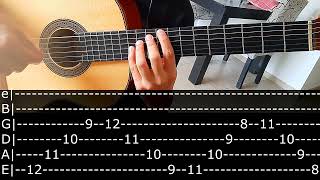 Ejercicios de Primera Guitarra 9  Digitación de Mano Derecha  Tutorial Guitarra [upl. by Coleman77]