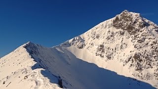 CMD Arete and Ben Nevis  Solitude on the CMD Arete and Ben Nevis in stunning Winter condition [upl. by Esinev]