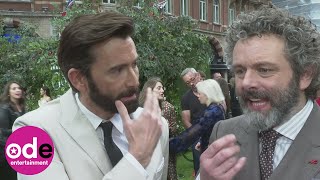 David Tennant and Michael Sheen talk beards bromance and badness [upl. by Migeon796]