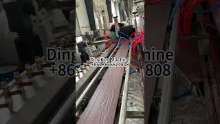 Wood Plastic Production Line Recycled Plastic Fence Posts Deck Machine [upl. by Heinrik]