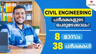 PSC Tentative Exam Calendar  38 Civil Engineering Exams in 2023  Keep your preparations UP🚀 [upl. by Sonitnatsnok]