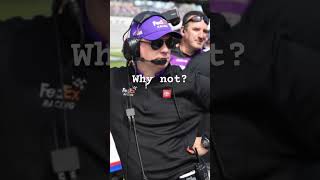 Denny Hamlin does not like to spin funny nascar shortsfeed fypシ゚ [upl. by Aisereht]