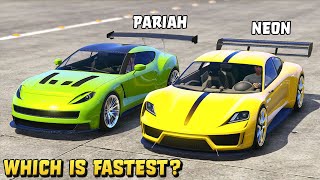 GTA V Online  Pfister Neon vs Ocelot Virtue [upl. by Ulick]