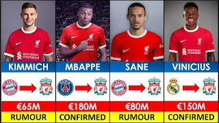 🚨 ALL CONFIRMED LIVERPOOL TRANSFERS WINTER 2024 🔥 MBAPPE🔥 VINICIUS JUNIOR🔥 KIMMICH 🔥 LEROY SANE🔥 [upl. by Acira]