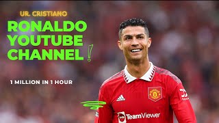 Ronaldo Youtube Channel  Ronaldo Broke Records  Most Subscribed Channel On Youtube [upl. by Ludlew]