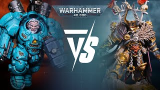 Chaos Space Marines Vs Leagues of Votann 2000pts Warhammer 40K Battle Report [upl. by Uhej]