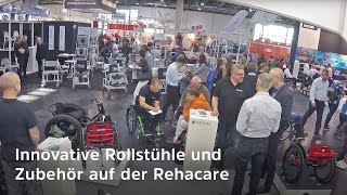 RollstuhlNeuheiten von der Messe Rehacare 2018  Innovationen Dynamisches Sitzen FatWheels etc [upl. by Robert]