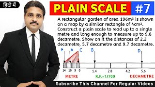 HOW TO DRAW PLAIN SCALE QUENO7  UNIT  ENGINEERING SCALE TIKLESACADEMYOFMATHS [upl. by Orenid]