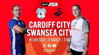 FULL MATCH  Cardiff City 40 Swansea City  Genero Adran Premier [upl. by Harvie]