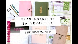 Planersysteme im Vergleich  TAG  Welcher Kalender passt zu Dir  deutsch  planenaufpapier [upl. by Yemar900]