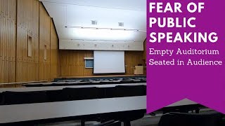 Fear of Public Speaking  Sitting in Auditorium  Audience View [upl. by Ciri]