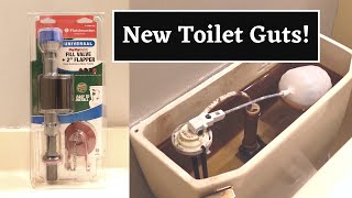 How to Replace a Toilet Fill Valve  Installing the Fluidmaster Fill Valve and Flapper Kit [upl. by Lucio]