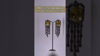 PENDIENTES DE PLATA CON CITRINOS Y CIRCONITAS [upl. by Aicert780]