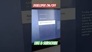 How to Jailbreak Firetv stick  how to on the developer option in firetvstick firetvstick shorts 🔥 [upl. by Ruenhs]