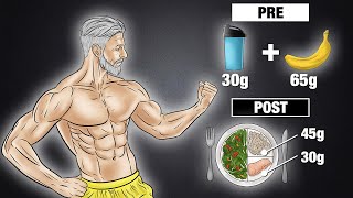 The Best PRE And POSTWorkout Meal for Muscle Growth men over 40 [upl. by Aihsyt]