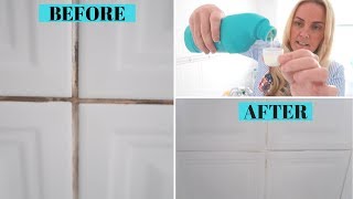 How to clean dirty grout lines the SAFE way Toni Interior [upl. by Ainit431]