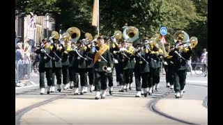 Veteranendag 2018 defilé  de Muziekkorpsen [upl. by Suoivatra]