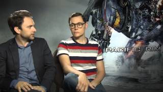 Charlie Day and Burn Gorman Pacific Rim Interview [upl. by Namsaj549]