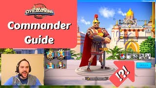 The FASTEST barbarian hunter Belisarius Commander Guide  Rise of Kingdoms ROK [upl. by Golub209]