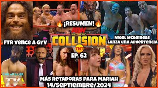 AEW Collision 14 Septiembre 2024  RESUMEN Y RESULTADOS [upl. by Ardnuasal728]