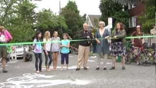 Seattles first Greenway opens in Wallingford [upl. by Hickie611]