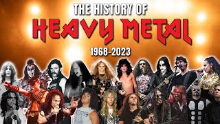 The History of Heavy Metal 1968  2023 [upl. by Neelsaj61]