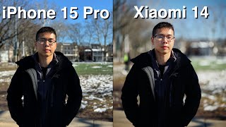 Xiaomi 14 vs iPhone 15 Pro Camera Comparison [upl. by Beera]