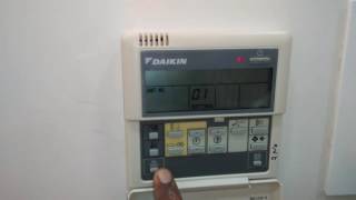 Daikin remote setting [upl. by Eilra]