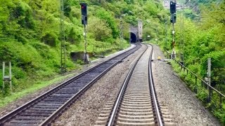 DB Bahn  Nr 20  Führerstandmitfahrt  Von Bingen  Rhein  Hbf nach Koblenz Hbf  BR 612 [upl. by Kingdon]