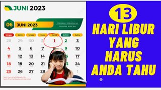 Kalender Pendidikan  kaldik  2023 Semester Genap  13 Jenis Hari Libur [upl. by Salkcin815]